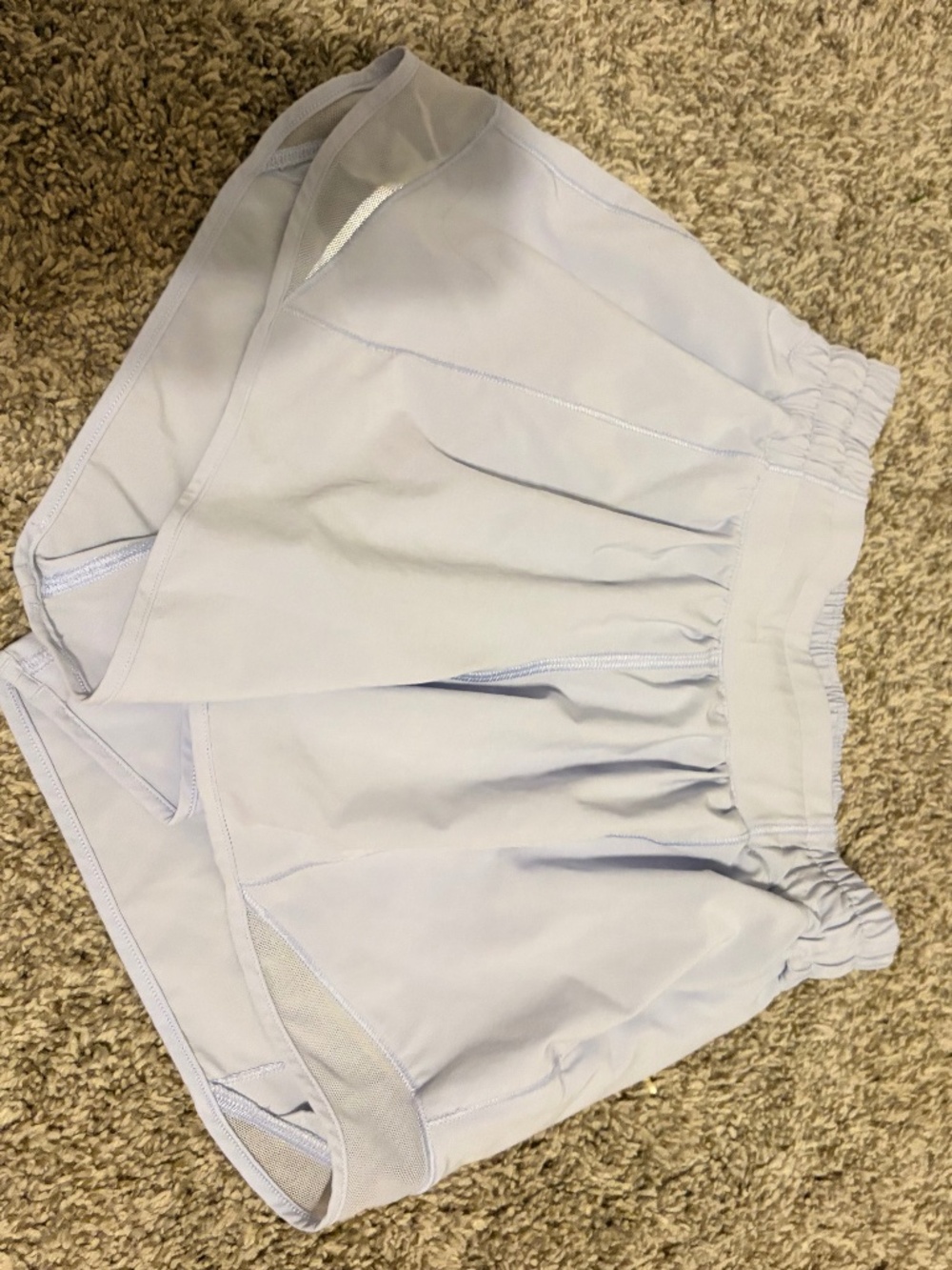 Lululemon Light Blue 4-Inch Shorts Size 2
